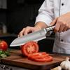 WXCOO Professional Japanese Knife Kitchen Knife for Cooking Ergonomic Handle 7Inch Fruit Cutter Santoku Knives Kitchen Supplies
