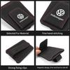 For Volkswagen VW Car Glasses Clip Sun Visor Sunglasses Card Holder Accessory Golf 4 5 6 7 Polo Jetta Sagitar Magotan Passat B5 Zj0