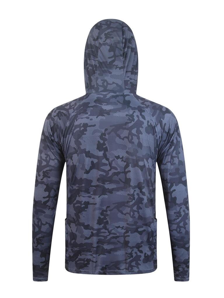 Camouflage Lightweight Anti-UV Breathable Sun Protection Fishing Clothing