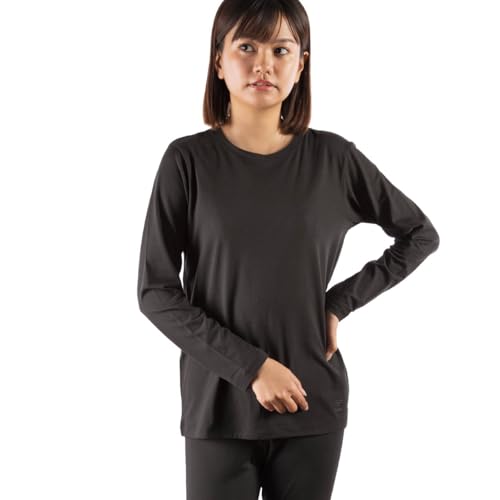 Foxfire TS EX Stretch Warm Crew Shirt, Women's, Gray, Size L, 8115238