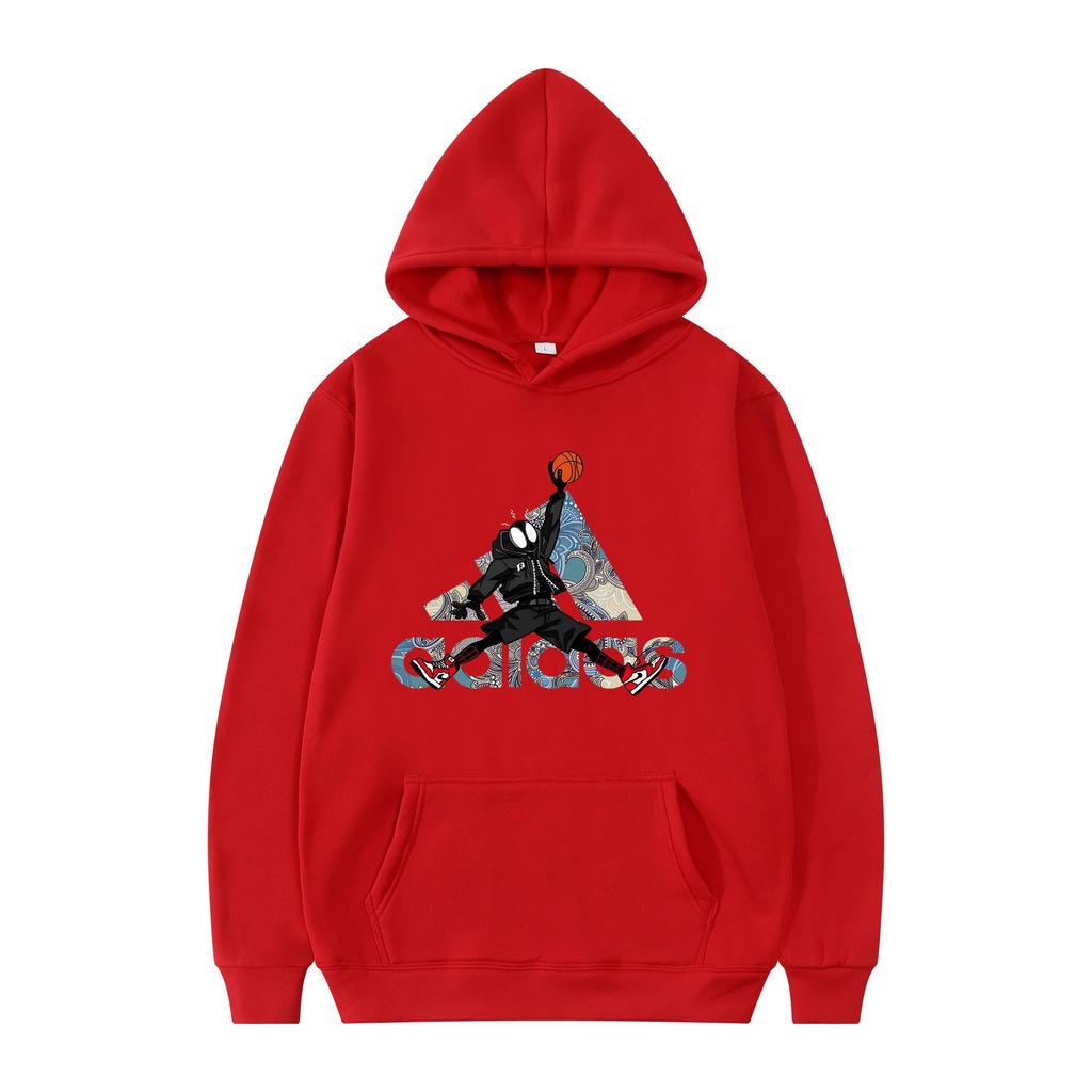 Unisex Spring/Autumn AD Logo Hooded Sweatshirt Fashion Sport Casual Top