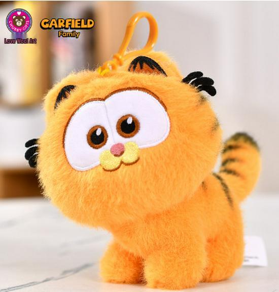 Genuine Garfield Plush Toy - Customizable Corporate Gift & Pendant
