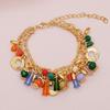 Bohemian Multicolor Glass Beaded Bracelet for Women