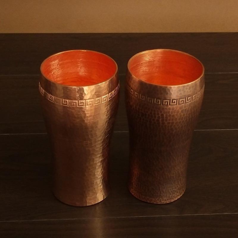 Měděný hrnek na kávový prášek Hrnky Ručně tepané Nádobí na pití Čajový šálek a Pivní sklenice Šálek na studenou vodu