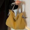 Large Capacity Corduroy Tote Bag, Women's Fashi Casual Handbag Shoulder Bag, Daily Commute Coin Shopping Phe Pouch