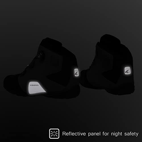 KOMINE Motorcycle Dial Fit WP Riding Shoes BK-096 Waterproof 05-096 Solid Black 27.0 Cm