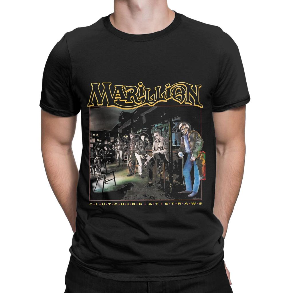 Brithis rock MARILLION Maglietta Grafica 100% Cotone Marillion Top Magliette Per Uomo
