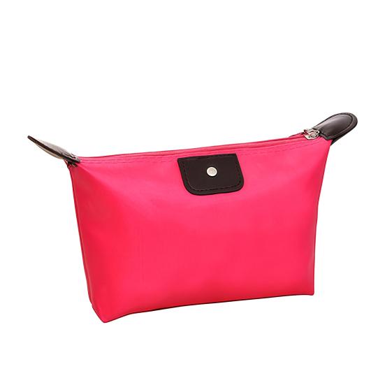 Foldable Cosmetic Bag Waterproof Small Makeup Pouch Portable Travel Makeup Organizer for Brushes Toiletry Stationery