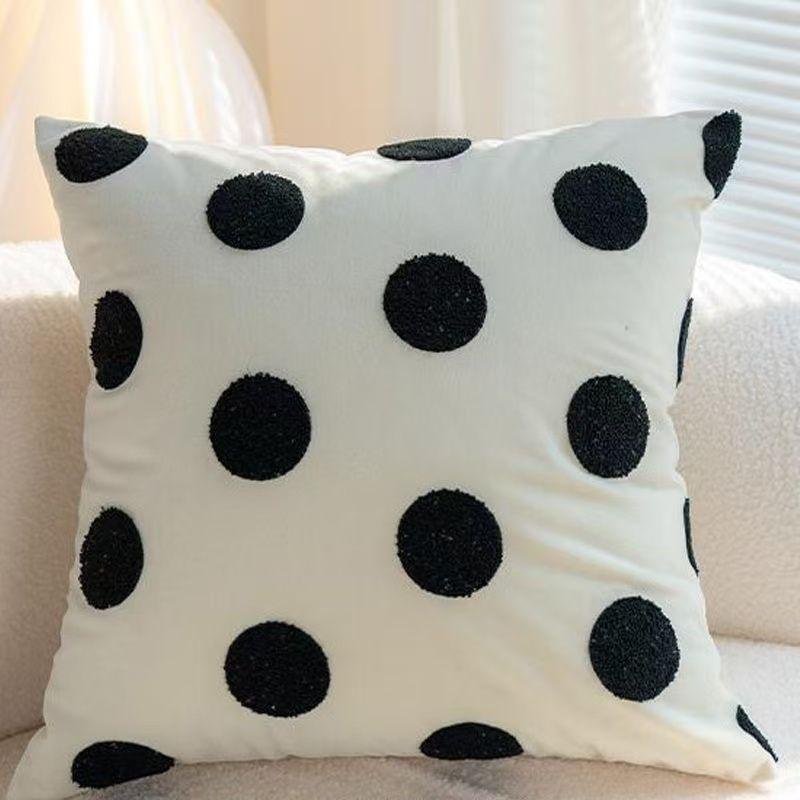 Modern Chenille Pillow Covers Minimalist Textured Sofa Cushion Cases Elegant Bedside Throw Pillowcase Chic Hotel Cushion Covers