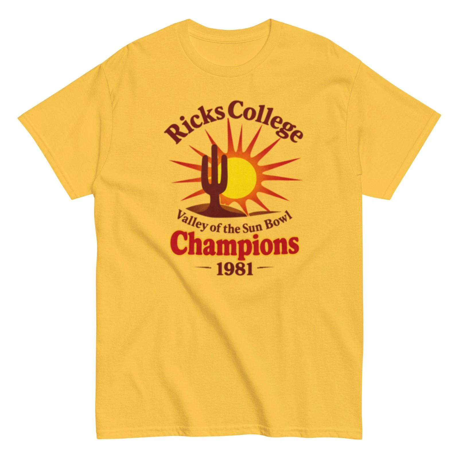 Ricks College Shirt Ricks College Champions 1981 Napoleon Dynamite Shirt M