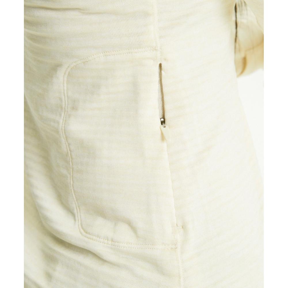 New Balance Nbnde4p142 Women Heat Grid Half Zip Up  Ivory 