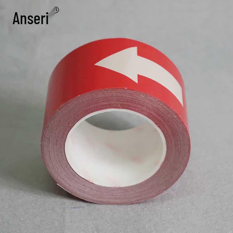 Anserui Red-White Arrow Floor Directional Tape