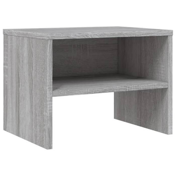 Maison Exclusive - Tables de chevet 2 pcs Sonoma gris 40x30x30cm Bois d'ingénierie