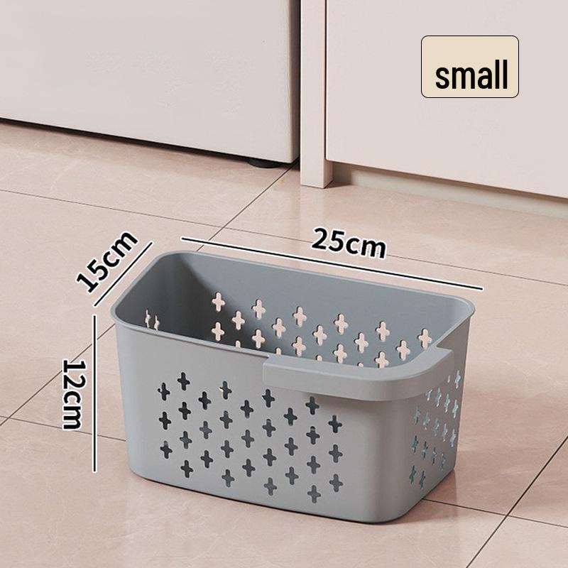 Large Capacity Plastic Laundry Basket - Handheld Dirty Clothes Hamper for Bathroom and Household Storage