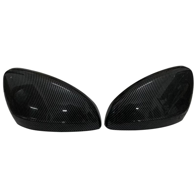 For Vauxha Opel Corsa F     -2025 Car Side  Wing Rearview Mirror Cover Replacement Mirror Caps Glossy Black