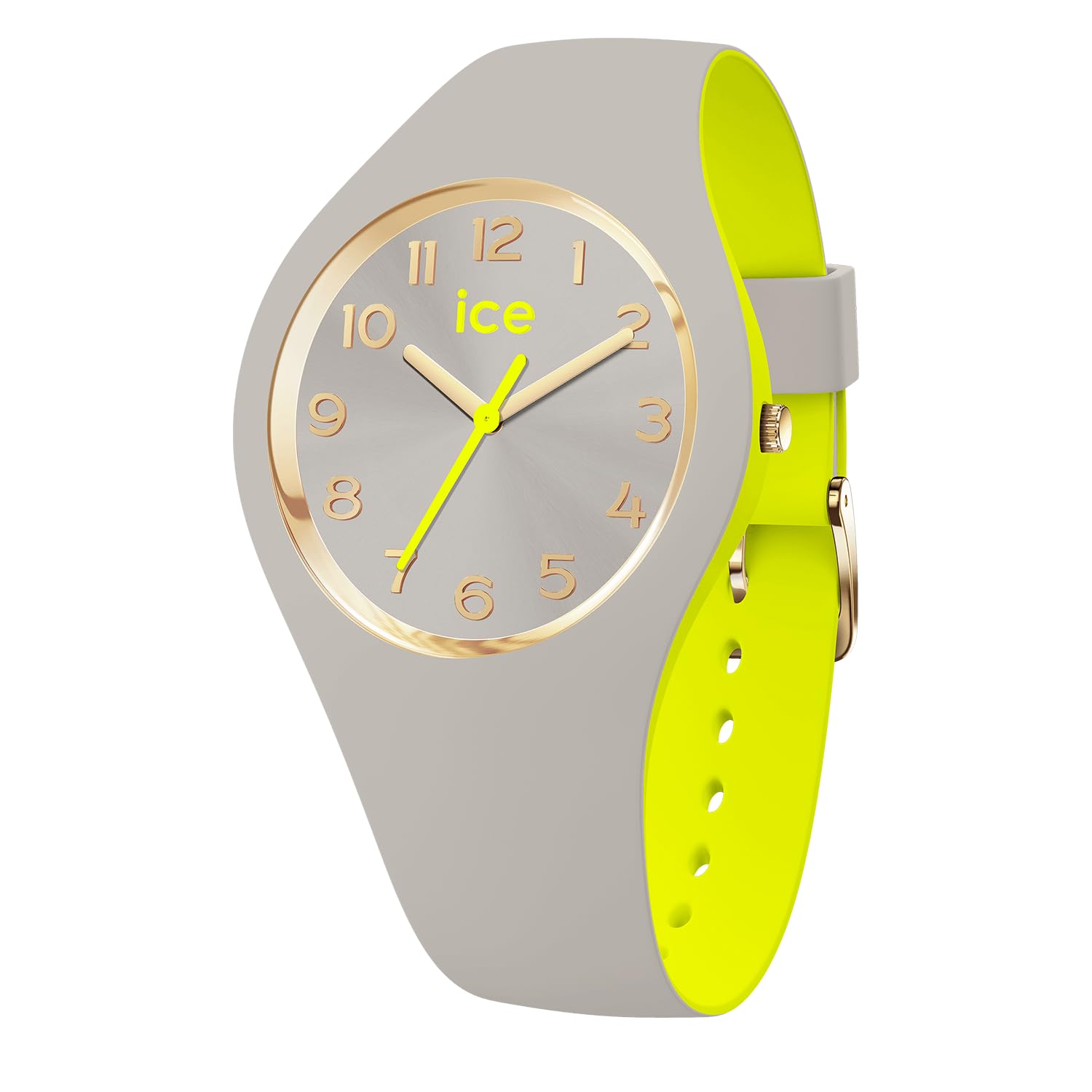 

Авторизованный дистрибьютор [Ice-watch] Женские часы Ice Watch 023279 ICE duo chic Ice Duo Chic Серый Лайм Маленький 34 мм 3 стрелки