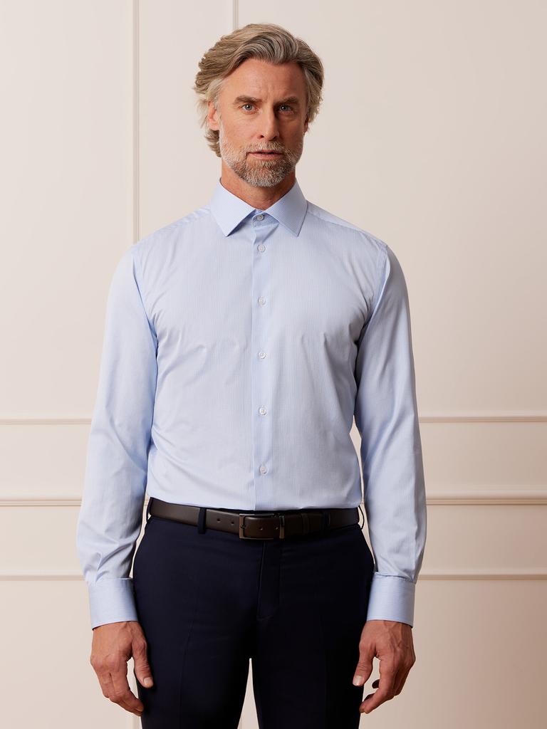 Blue Roma Shirt Long Sleeve 176-182/40