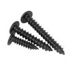 Allen Head Screw M5 M6 M8 Black 304 Stainless Steel Super Ultra-Thin Hex Socket Flat Head Self-Tapping Wood Screws L:10-80mm