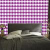 Harlequin Diamonds Wallpaper Purple and White for Living Room and Bedroom 50x1000