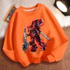 Children's Fashion Hoodies for Autumn and Winter, Round-neck Long-sleeved Jackets for Boys and Girls