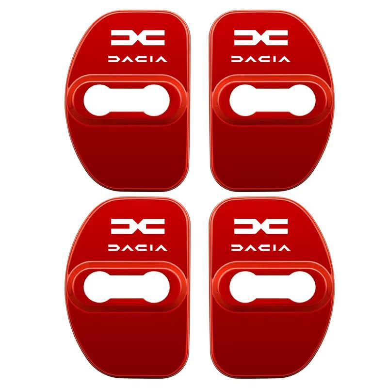 4Pcs Car Door Lock Cover Stainless Steel Protection Accessories For Dacia Duster Logan Sandero Stepway Dokker Lodgy MCV 2019 NN40