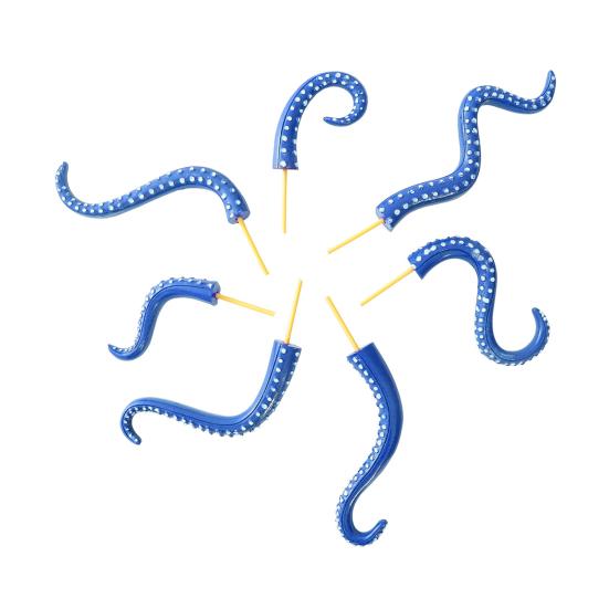 7Pcs/Set Planter Insert Tentacles Flower Pot Decoration Realistic Octopus Tentacles for Garden Balcony Indoor Potted Plants Decor