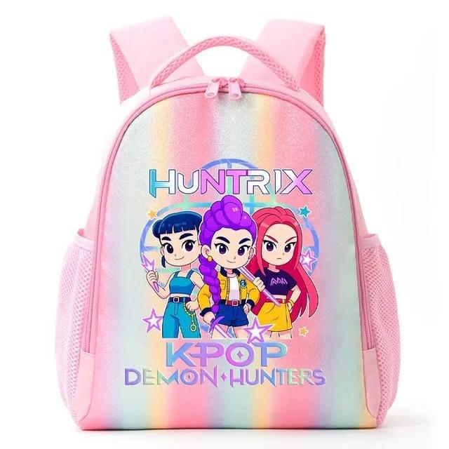 K-Pop Охотник на демонов Охотник на демонов Студент Радужный рюкзак Huntr/X Аниме Мультфильм Школьная сумка Backpack