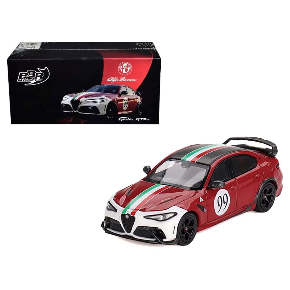 BBR Alfa Romeo Giulia GTAm Rosso GTA Centro Style Livery Finished Product 1/64 #99