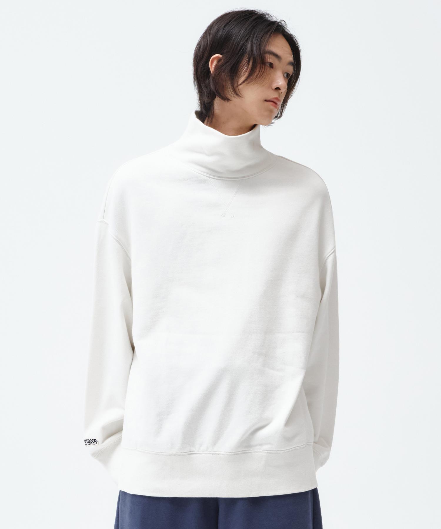 Свитшоты с высоким воротником для активного отдыха (белый) White/Xl