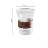 1PC  Japanese Style Glass Coffee Mug Walnut Cup Sleeve Glass Cup Glasses Coffeeware Tea Mugs Beer Mug