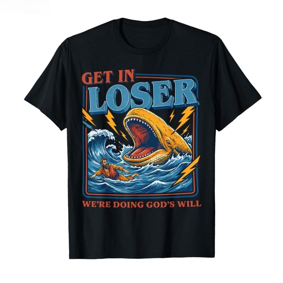 2026 Summer Style Fun Christian Bible Pattern TShirt  HighQuality Fashion Casual Breathable Mens Roundneck Printed TShirt M