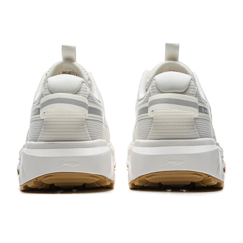 Li Ning Outdoor CF Trail 2 Lightweight Comfortable Shock Absorption Support Breathable Low Top Hiking Shoes Unisex Hiking Shoes Cloud-White AHTW007-10