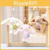 Charming Plush Rabbit Doll With Ultra Soft Short Fur Perfect For Keychains And Gifts