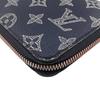 Louis Vuitton M62931 Zip Around Monogram Ink Monogram Zippy Organizer NM Purse Navy Monogram Women Used