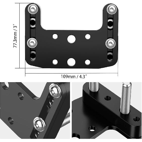 NICECNC GPS Stout Mount Top Bar Clamp Handlebar Compatible with KTM 125-530 SX/SX-F/EXC/EXC TPI/EXC-F/XC/XC-F/XC-W/XC-W TPI/XCF-W 2004-2023 690