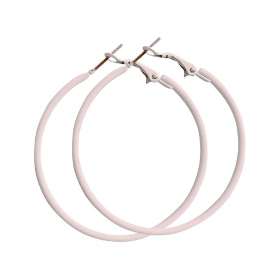 Creative Big Circle Charm Hoop Earrings Candy Color Women Party Jewelry Gifts