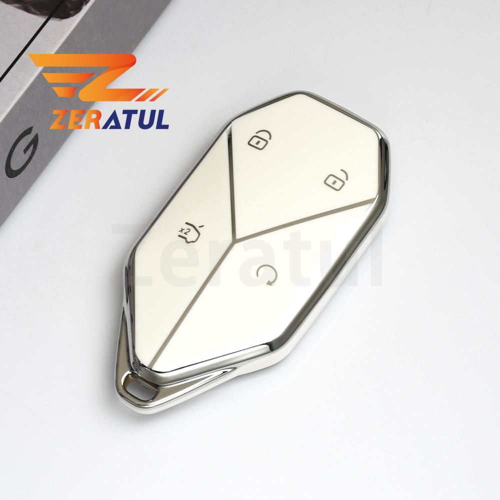 Fashion Tpu Interior Decoration Accessories For Byd Formula Leopard 3 5 8 7 Car Key Case Cover Shell Fob Keyless Keychain