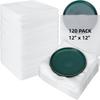 PerKoop 120 Pack Thickening Foam Sheets Pouches 12" x 12" for Packing Dishes, Foam Material Wrap Cushioning, Moving Supplies for Packing Storage and