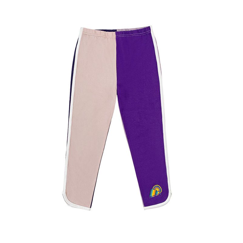 Toothpick Pills and Friends Summer Four Colors Patchwork Girls Leggings Medium and Big Children Cropped Cute Trousers