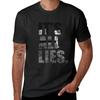 IT'S ALL LIES T-Shirt boys whites customs design your own men t shirt
