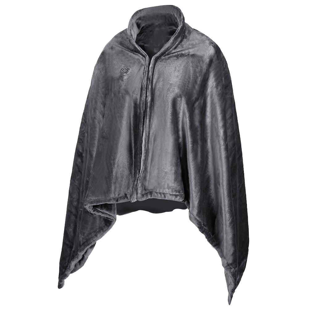 USB Charging Heated Blanket Shawl 3 Heating Level Heated Shawl Throw Blanket Flannel 8 Heated Areas for Outdoor Home Office