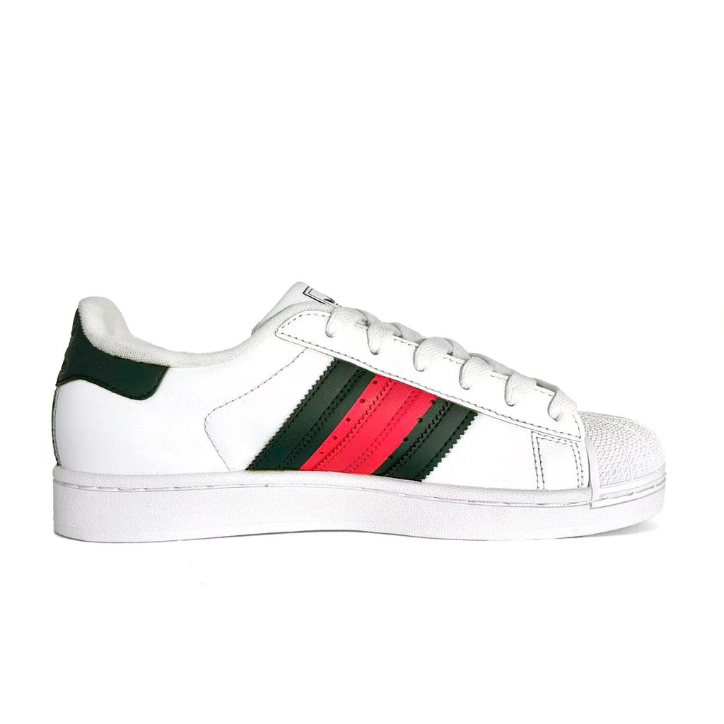 adidas Superstar 2 ACE Leather Thermal Abrasion Resistant Slip Resistant Low Top Skateboard Shoes Unisex JH9976(Team1845ACE)