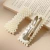 1PC Elegant BB Hair Pins Metal Fashion Barrettes Hairpins  Korea Chic Imitation Pearl Hair Clip Hair Styling Accessories