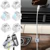 Magnetic Cord Holder Multipurpose Phone Charging Cable Management Clip Cords Wire Organizer for Wall Nightstand Accessories