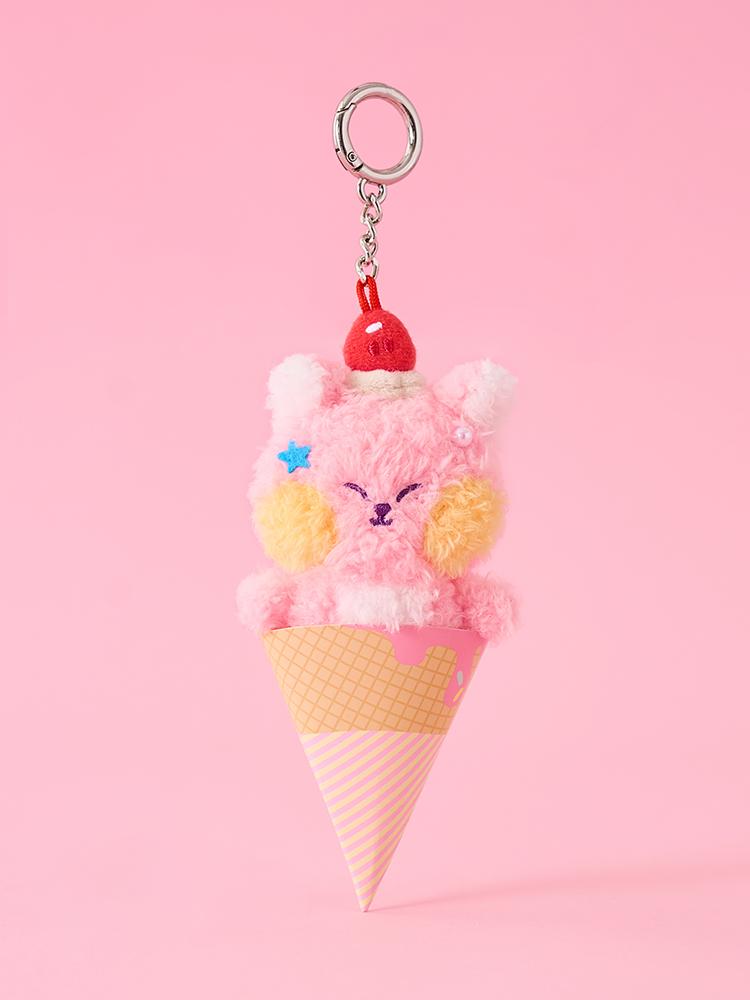 LINE FRIENDS MININI Chichini Ice Cream Keychain