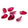 Kreativní kulatý korundový holub Krvavě červený korund umělý drahokam