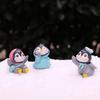 1 Set (6 Pcs) Cute Penguin Miniature Figurines Showpiece | Gift for Him/Her, Return Gift, Home Decor, Table, Car Dashboard