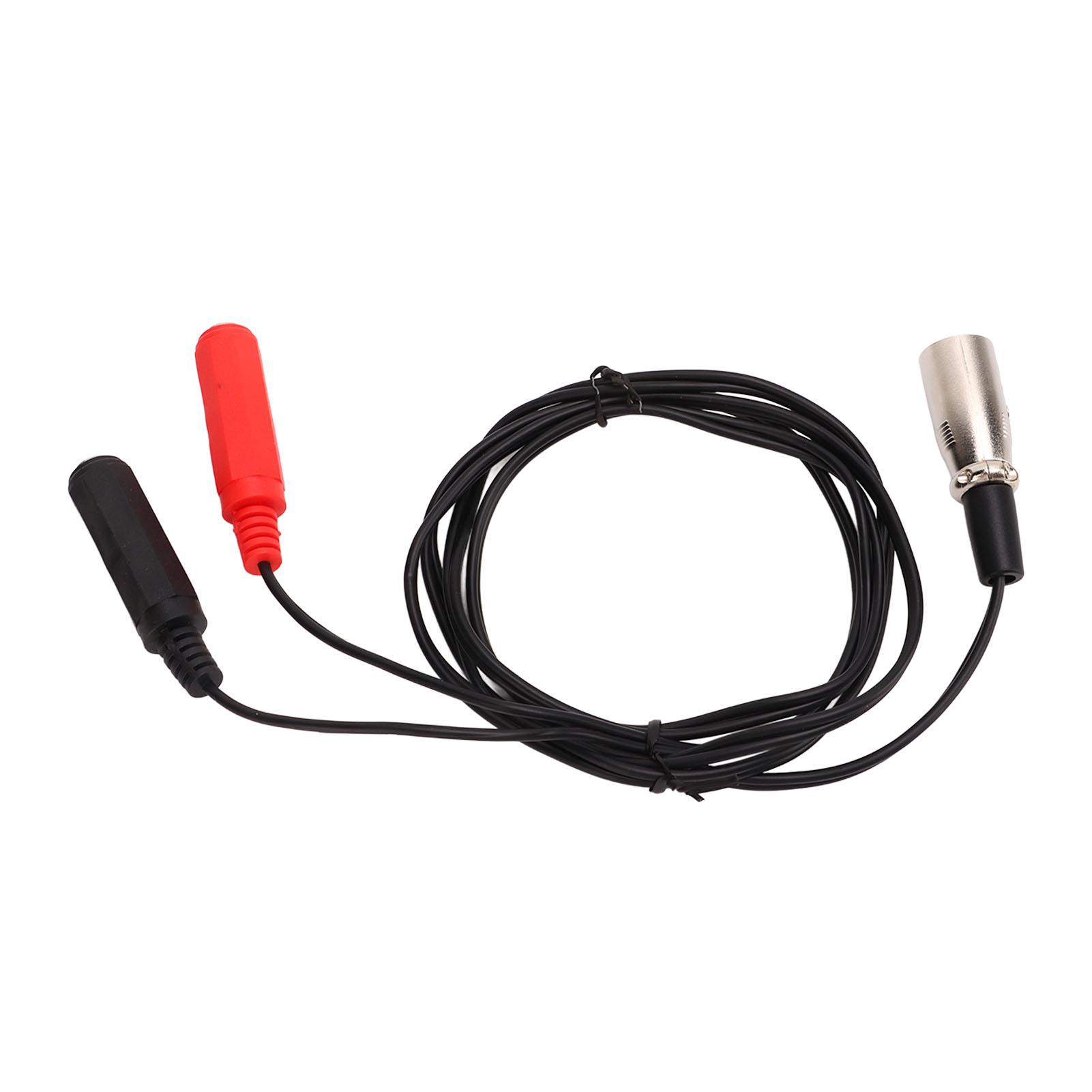 

1,5 м XLR Male to Dual 6,35 мм Female Кабель-адаптер Левый и правый канал Стерео o Кабель