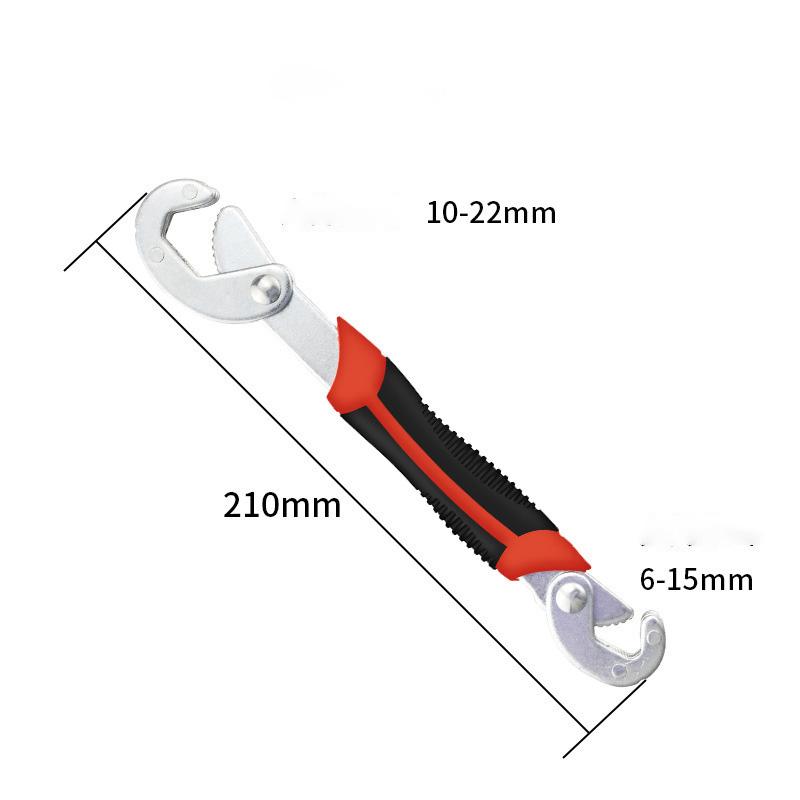 

1Pcs Universal Wrench Quick Multi-function New Grip 6-22mm 1 Packs Universal Opening Wrench Adjustable Spanner
