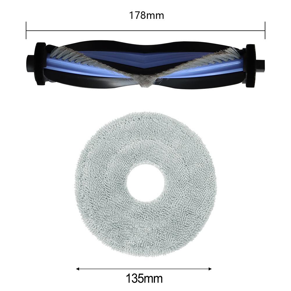 9/15 Pcs Mop Cloths, Main And Side Brushes, And Filter Mop Cloth Kit For Lefants-M3 Robot Vacuum Cleaner.